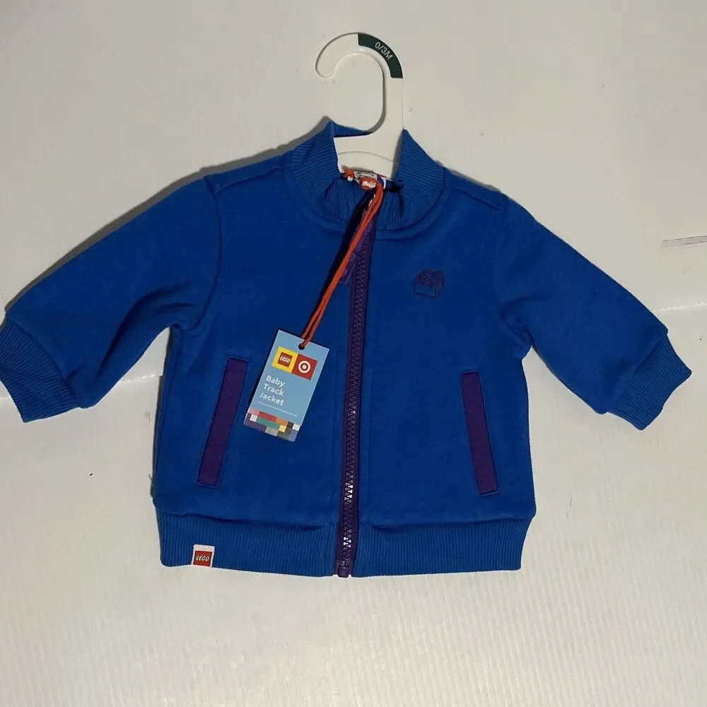 LEGO Track Zip-up Sweatshirt Jacket & Pants Blue 0-3M